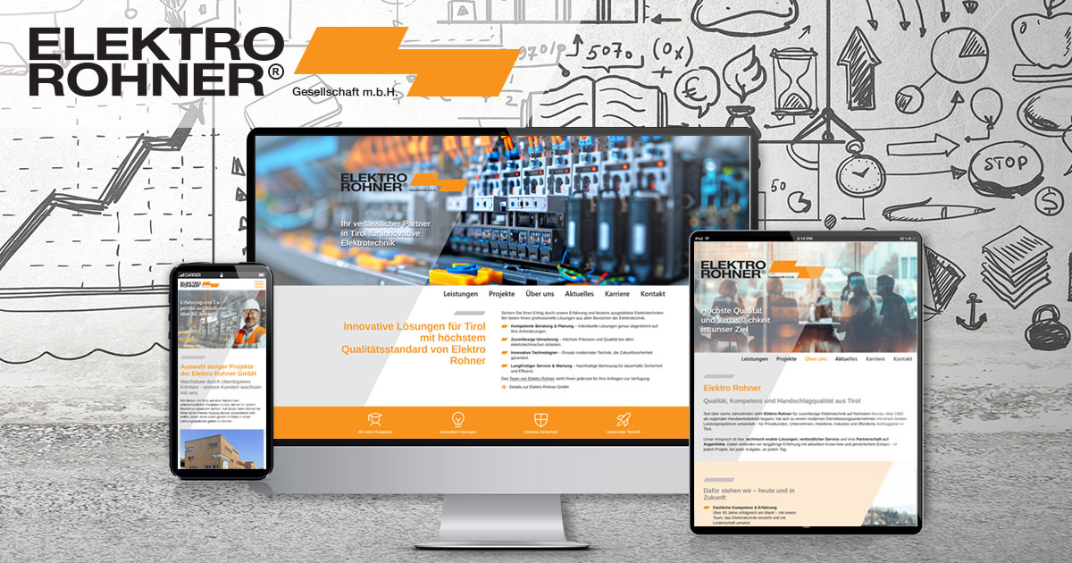 Elektro Rohner GmbH /// Agentur feinkonzept in Tirol